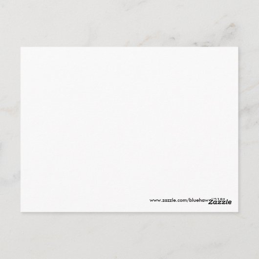 De Kaap van de boot * mag, NJ Briefkaart (Achterkant)