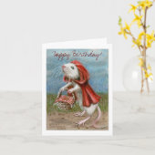 De Kaap van de rat en Mand, Gelukkige Verjaardag! Kaart (Gele Bloem)