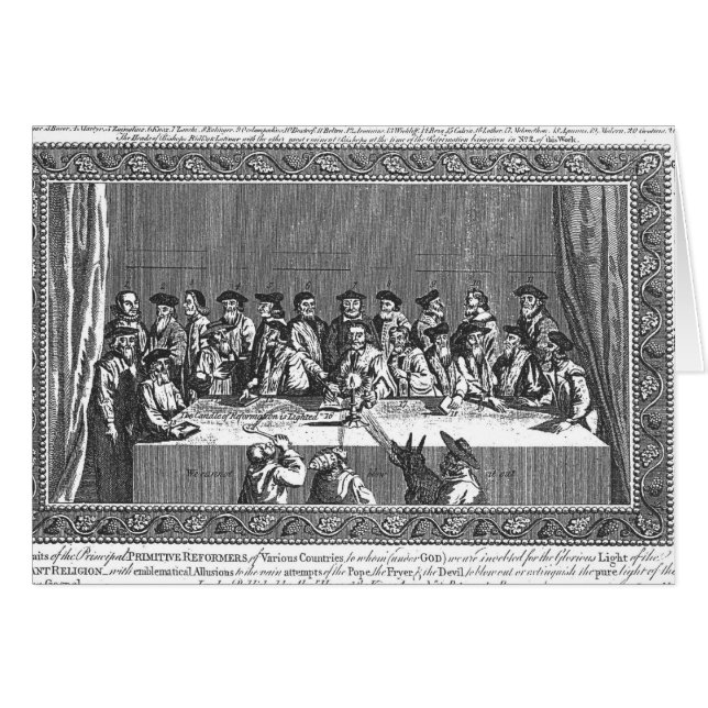 De kaars van de Hervorming zijn verlicht" (Voorkant Horizontaal)