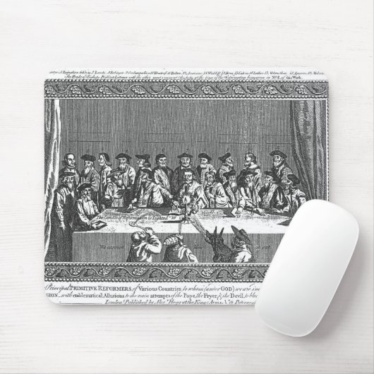 De kaars van de Hervorming zijn verlicht" Muismat (Met muis)