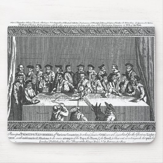 De kaars van de Hervorming zijn verlicht" Muismat (Voorkant)