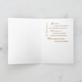 De Kaars van het Baby van de Engel van de eer Kaart (Binnen)