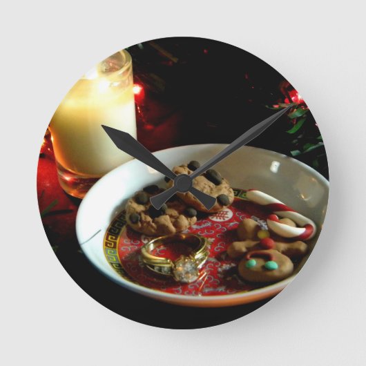 De Kaars van het Koekje van Kerstmis Ronde Klok (Voorkant)