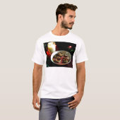 De Kaars van het Koekje van Kerstmis T-shirt (Voorkant volledig)