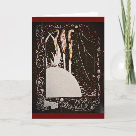 De Kaarsen van de Woorden van Byrd op Zwarte Kaart (Voorkant)