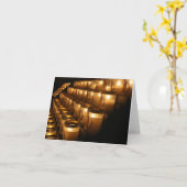 De Kaarsen van het Gebed van Notre Dame Kaart (Gele Bloem)