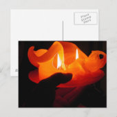 De kaarsFoto van de winter: Colette CHG Briefkaart (Voorkant / Achterkant)