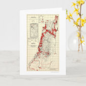 De Kaart 1949 van het Dorp van Palestina (Gele Bloem)