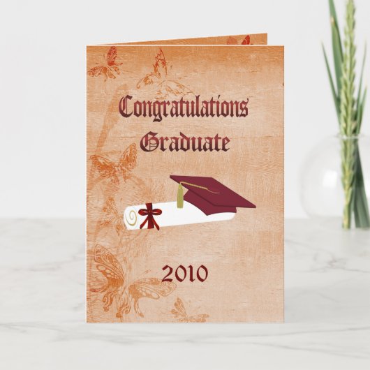 De Kaart 2010 van afstuderen (Voorkant)