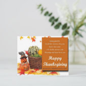 De Kaart 2014 van de Thanksgiving (Staand voorkant)