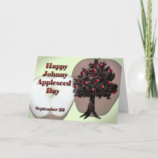 De Kaart 26 van de Dag van Johnny Appleseed (Voorkant)
