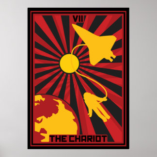 De Kaart Chariot Poster