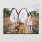 De Kaart Datum wijzigen (Voorkant)