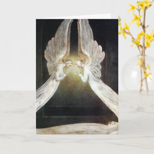 De Kaart/de Uitnodiging van Blake: Christus (Gele Bloem)