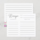 De Kaart die het KeukenVrijgezellenfeest ontvangt (Voorkant / Achterkant)