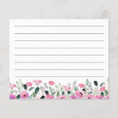 De Kaart die het KeukenVrijgezellenfeest ontvangt (Achterkant)