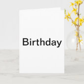 De kaart die weinig zegt (Gele Bloem)