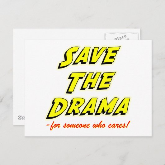 De Kaart Drama Breakup opslaan (Voorkant / Achterkant)