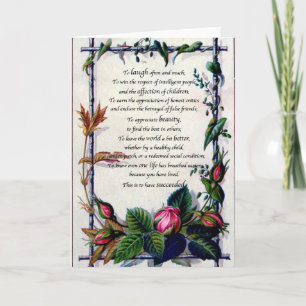 De Kaart Emerson van de "lach vaak"