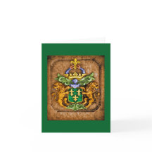 De Kaart Forest Green van het Wapenschild van de