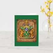De Kaart Forest Green van het Wapenschild van de (Gele Bloem)