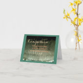 De kaart-Gedachten & de Aanmoediging van de groet Kaart (Gele Bloem)