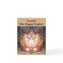 De Kaart "Gordo" van de nota Gelukkig Gopher