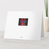 De kaart-Grote grootte van de sympathie Kaart (Achterkant)