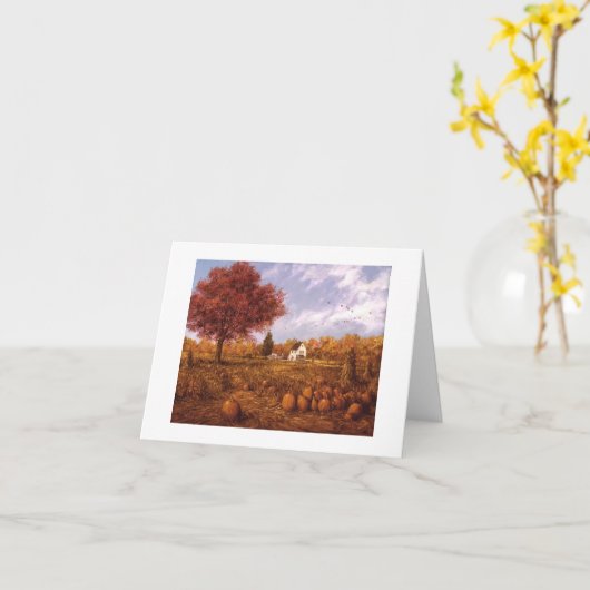 "De Kaart Halloween van de Oogst" van Paul McGehee (Gele Bloem)