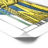 De Kaart Hermit Tarot Foto Afdruk (Hoek)