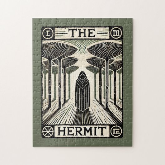 De Kaart Hermit Tarot Legpuzzel (Verticaal)