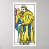 De Kaart Hermit Tarot Poster (Voorkant)