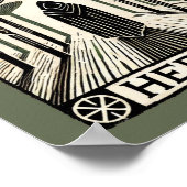 De Kaart Hermit Tarot Poster (Hoek)