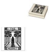 De Kaart Hermit Tarot Rubberstempel (Gestempeld)