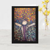 "De kaart het fluiten van de Engel" (Gele Bloem)