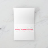 De Kaart/het Wenskaart van de Nota van het Dekbed Kaart (Binnen)