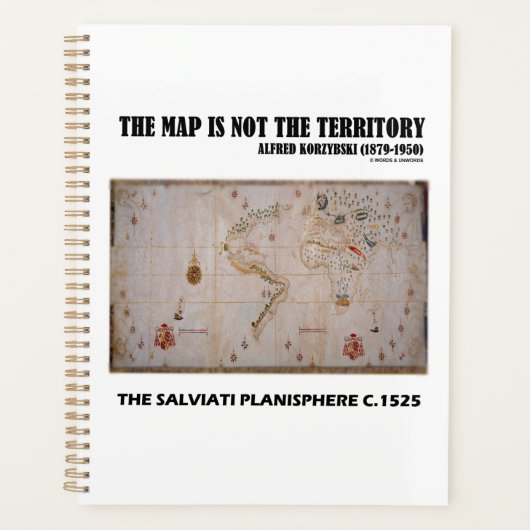 De kaart is niet het gebied Salviati Planisphere Planner (Voorkant)