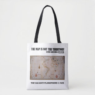 De kaart is niet het gebied Salviati Planisphere Tote Bag