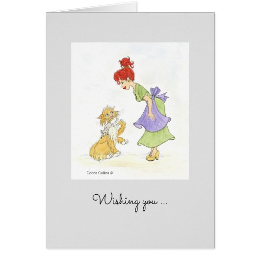 De Kaart Kat Birthday (Voorkant)