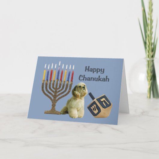 De Kaart Menorah4 van de Chanoeka van de (Voorkant)