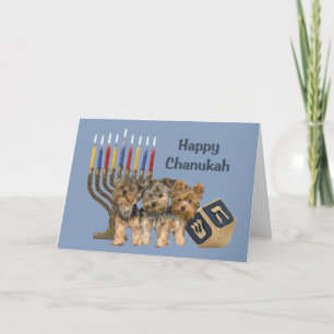 De Kaart Menorah Dreidel van de Chanoeka van