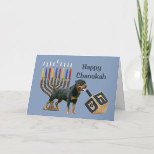 De Kaart Menorah Dreidel van de Chanoeka van