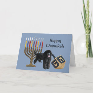 De Kaart Menorah Dreidel van de Chanoeka van de