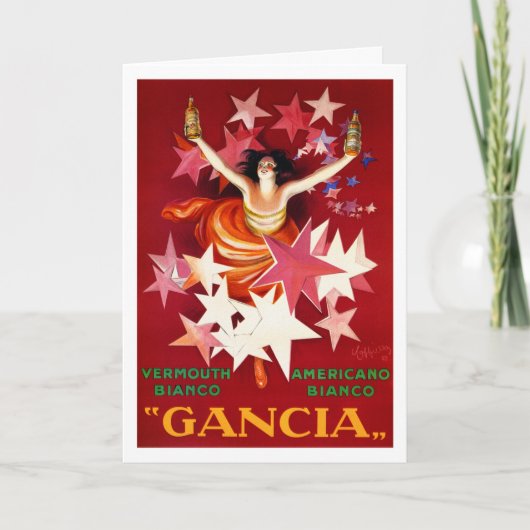 De Kaart of de Uitnodiging van Cappiello:  De (Voorkant)