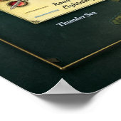 De Kaart Perilous Khorvaire - Wereldkaart van Eber Poster (Hoek)