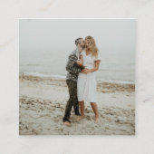 De Kaart QR Code van de Bijlage van de Details van (Achterkant)