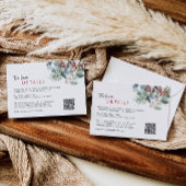 De Kaart QR Code van de de Details van het winterh