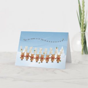 de Kaart Reindeer Kerstfeestdag