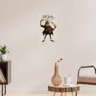De kaart scherpe pad poster