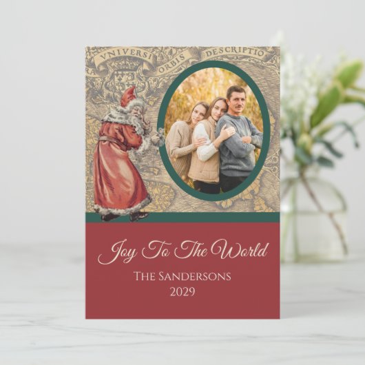 De  Kaart sluit zich aan bij de World Santa Claus (Staand voorkant)